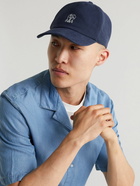 Brunello Cucinelli - Logo-Embroidered Linen Baseball Cap - Blue