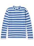 Alex Mill - Touchdown Striped Cotton-Jersey T-Shirt - Blue
