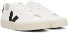 VEJA White & Black Campo ChromeFree Leather Sneakers