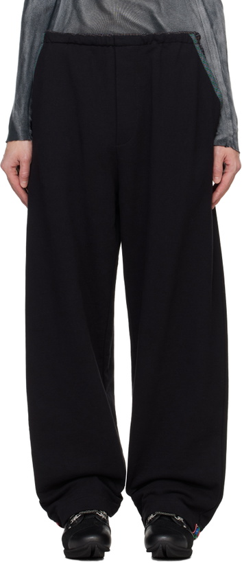 Photo: SC103 SSENSE Exclusive Black Leap Sweatpants