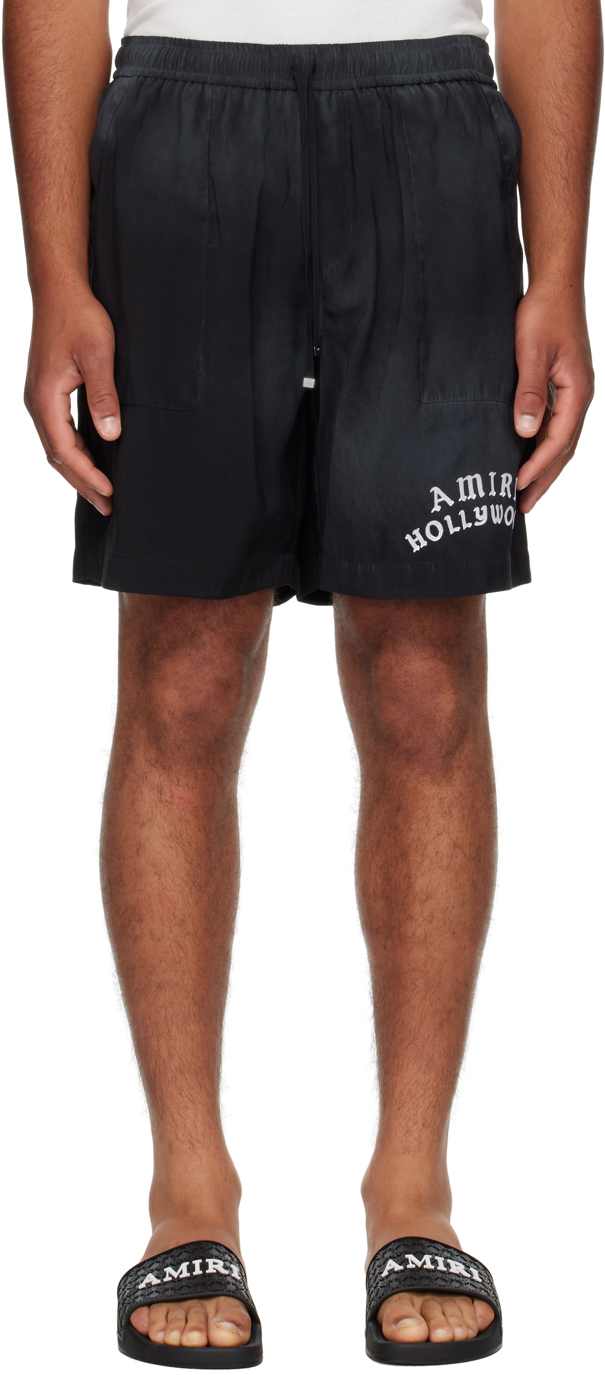 AMIRI Black Core Logo Swim Shorts Amiri