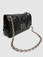BALENCIAGA Mini Monaco Leather Shoulder Bag