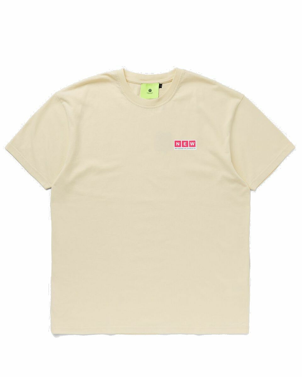 Photo: New Amsterdam Container Logo Tee Beige - Mens - Shortsleeves