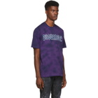 Dsquared2 Purple Bleached Slouch Fit T-Shirt