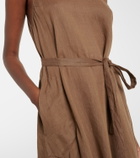 Velvet Reta linen midi dress