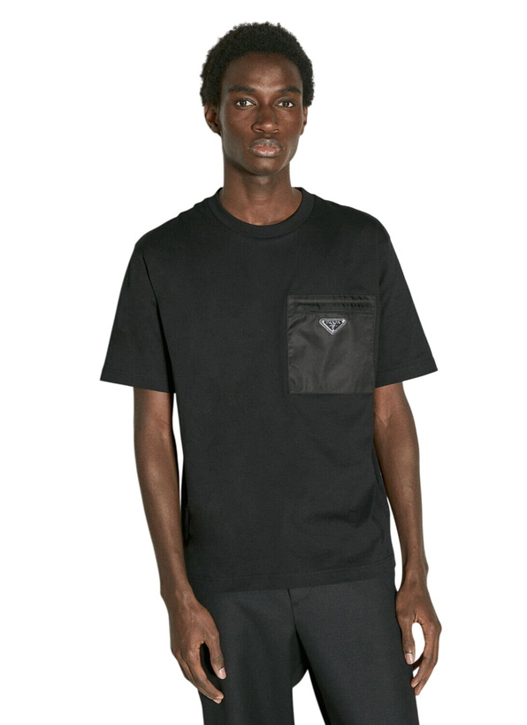 Photo: Prada Re-Nylon Pocket Jersey T-Shirt