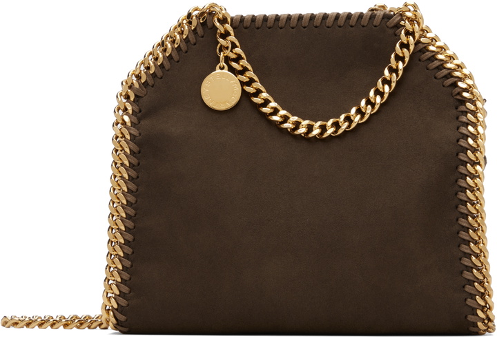 Photo: Stella McCartney Brown Falabella Faux-Suede Tiny Bag