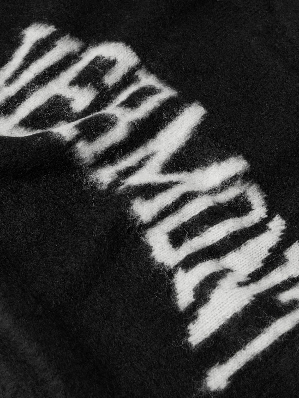 Remi Relief - Intarsia-Knit Sweater - Black