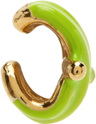 Marshall Columbia SSENSE Exclusive Green Double Knot Ear Cuff