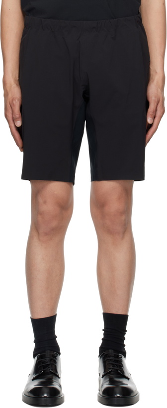Photo: Veilance Black Secant Comp Shorts