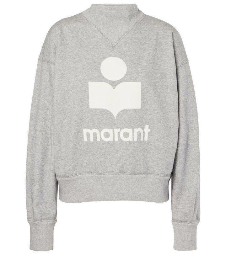 Photo: Marant Etoile Moby logo jersey sweatshirt