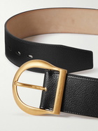 TOM FORD - Full-Grain Leather Belt - Black