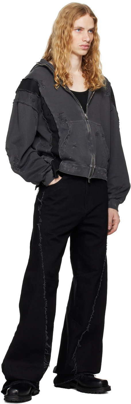 CMMAWEAR Black Articulated Jeans