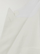RICHARD JAMES - Unstructured Double-Breasted Linen Blazer - White