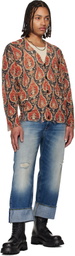 R13 Blue Cuffed X-Boyfriend Jeans