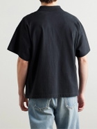 The Row - Bry Cotton-Jersey Polo Shirt - Black