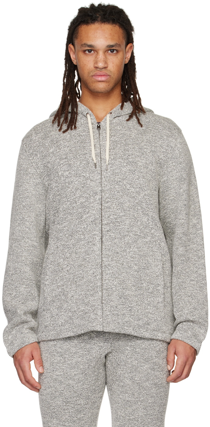 Vince Black & Off-White Marble Hoodie