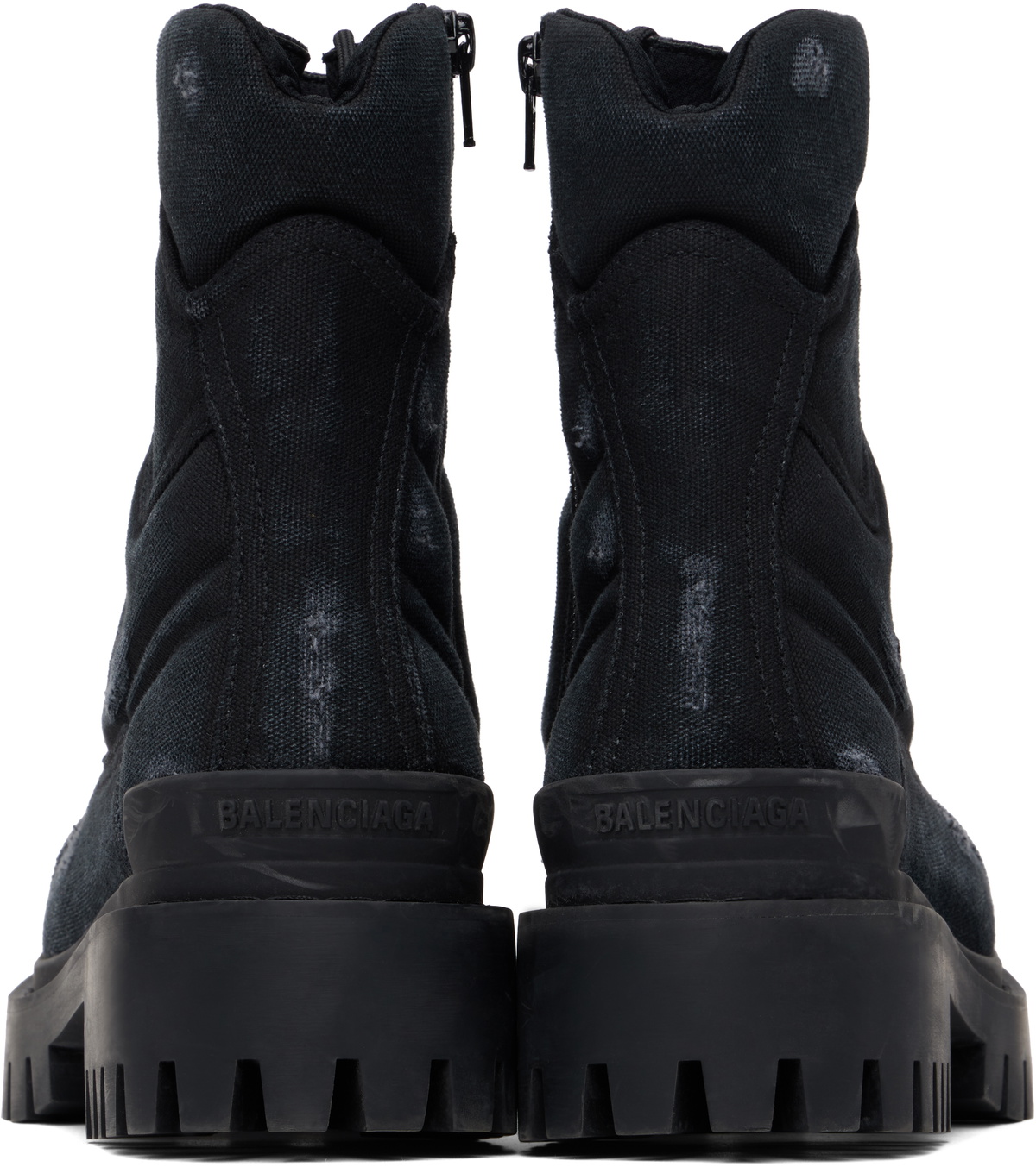 靴 Balenciaga Combat Strike Boots 42 Men's Combat Strike Boot in Black | Balenciaga US