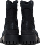 Balenciaga Black Combat Strike Boots