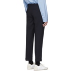 Marni Navy Tropical Wool Trousers