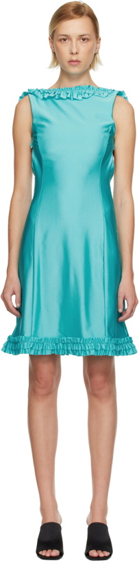 Photo: Sandy Liang Blue Prim Midi Dress