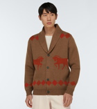 Alanui - Wild Roads cotton and wool cardigan