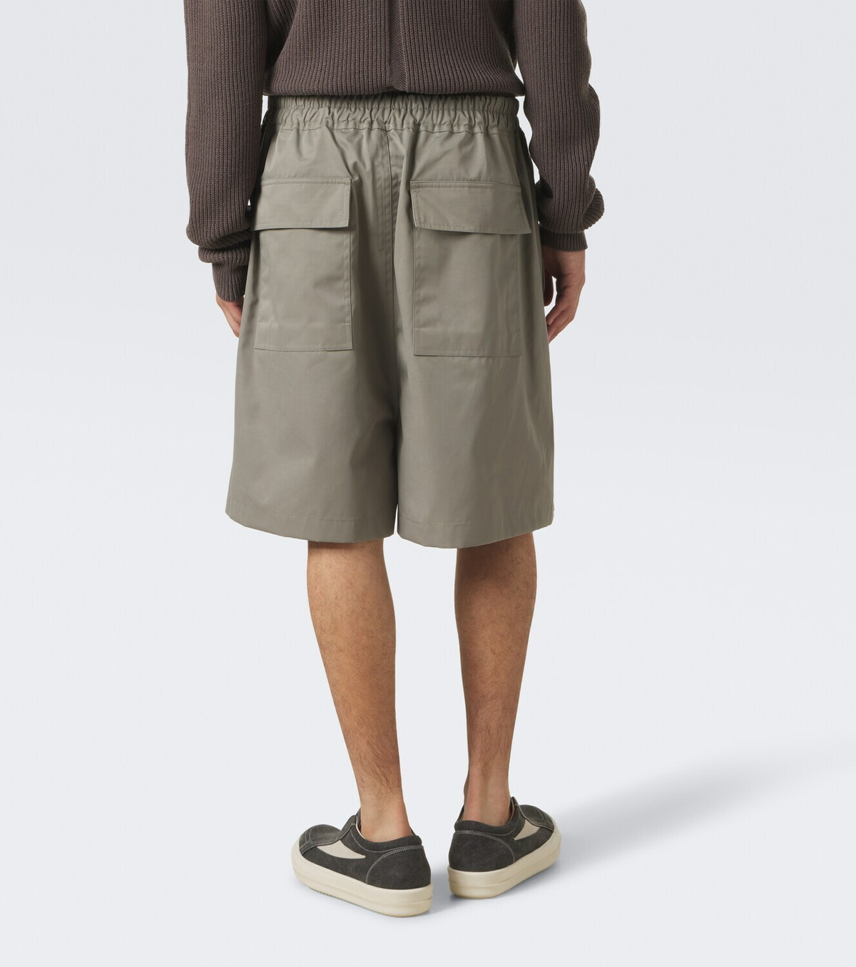 Rick Owens Faun faille Bermuda shorts