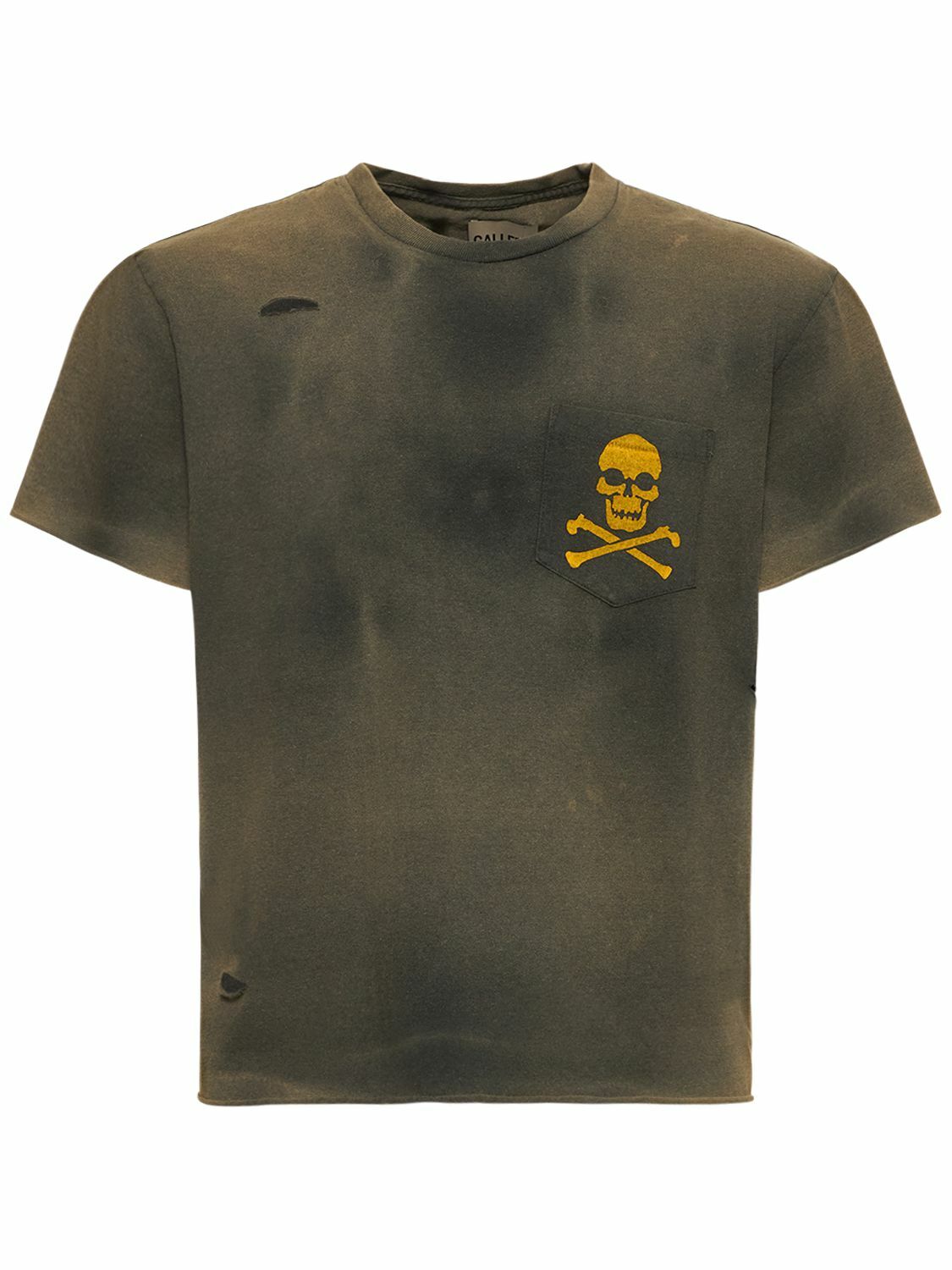 GALLERY DEPT. Cotton Logo Printed Zip T-shirt Gallery Dept 