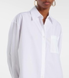 The Frankie Shop Helena cotton shirt dress