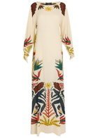 Etro Printed Chiffon Maxi Cover-up Dress Multicoloured