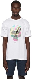 PS by Paul Smith White Printed T-Shirt