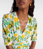 Diane von Furstenberg Jemma floral crêpe midi dress