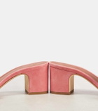 Loro Piana Summer Charms suede mules