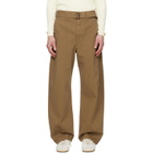 LEMAIRE Beige Twisted Belted Jeans