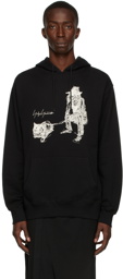 Yohji Yamamoto Black New Era Edition Graphic Hoodie