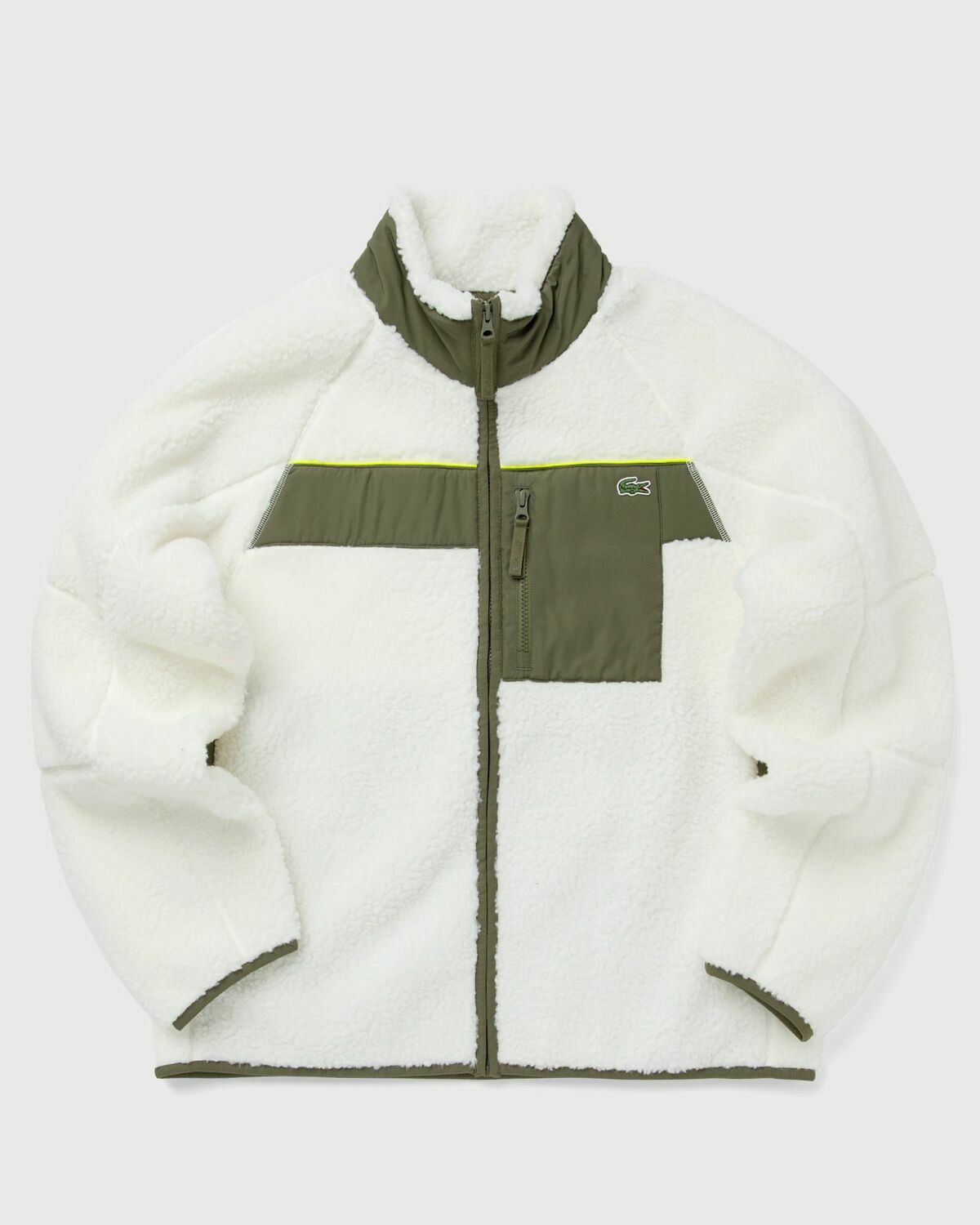 Lacoste PARKAS & BLOUSONS White Mens Fleece Jacket