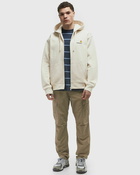 Carhartt WIP Hooded American Script Jacket Beige Mens Hoodies/Zipper