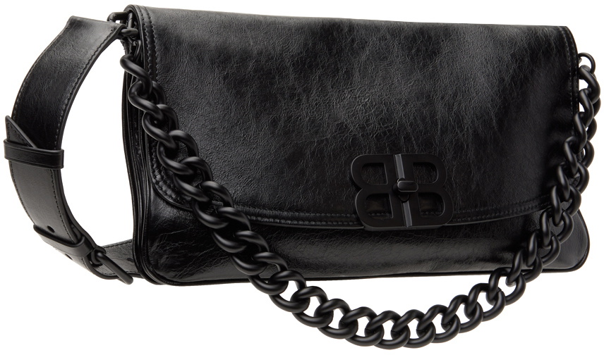 直営店☆BALENCIAGA☆ BB SOFT ミディアム HOBO バッグ/ BLACK 直営店☆BALENCIAGA☆ BB SOFT ミディアム HOBO バッグ/ BLACK