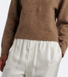 Róhe Wool-blend mouliné sweater