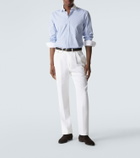 Dunhill Linen tapered pants