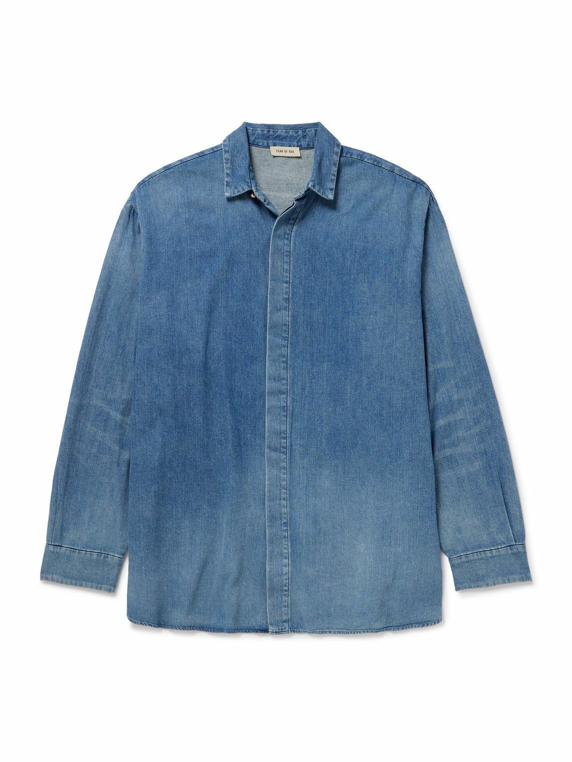 Fear of God - Oversized Denim Shirt - Blue Fear Of God