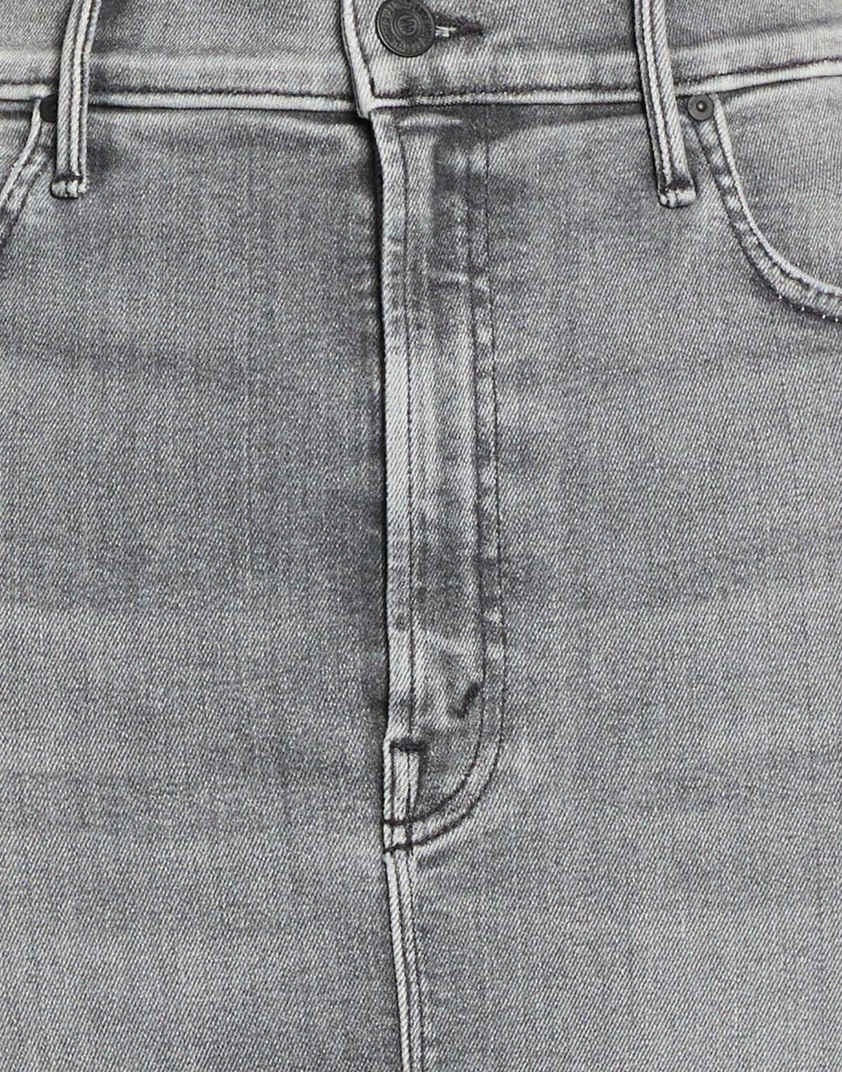 Mother Womens Denim skirt in Grey