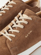 Paul Smith - Tyrone Leather-Trimmed Suede Sneakers - Brown