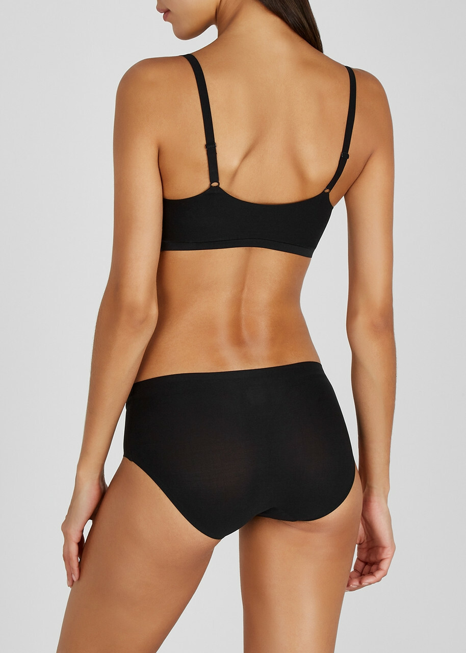 Chantelle Soft Stretch Thin-strap Soft-cup Bralette, Bralette, Black