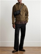 Lemaire - Cotton and Yak-Blend Jersey Hoodie - Brown
