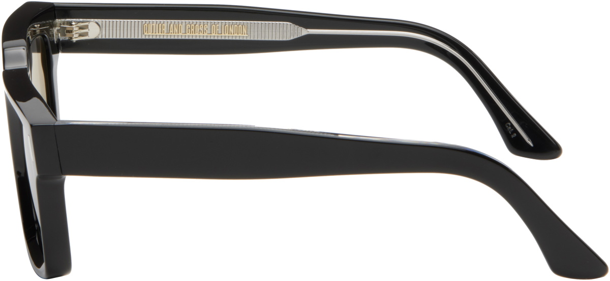 Cutler and Gross Black 1386 Square Sunglasses