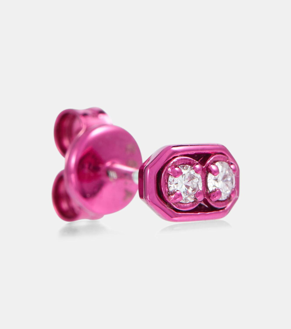 Eéra Roma 18kt white gold single earring with diamonds