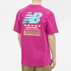 New Balance x Salehe Bembury Logo Mania T-Shirt in Purple
