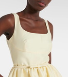 Self-Portrait Taffeta midi dress