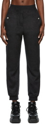 We11done Black Hairy Zurry Lounge Pants